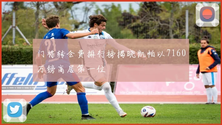 门将转会费排行榜揭晓凯帕以7160万镑高居第一位